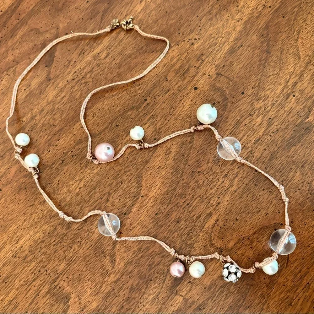 J.Crew | Rose Gold Bauble Necklace | 32” Length